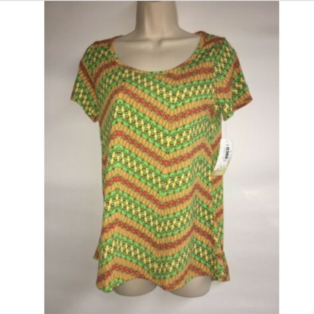 LuLaRoe Classic T Disney XS Kermit the Frog Green